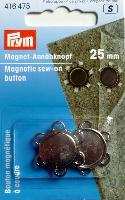 Boutons Magntiques  coudre Argent Prym, 25 mm