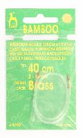 Cble Fin pour aiguilles interchangeables en Bambou Pony, 40 - 60 - 80 cm