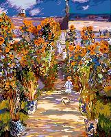 Le jardin de Monet, kit canevas Seg de Paris