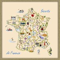 Beauts & Secrets de France, kit point de croix Luc