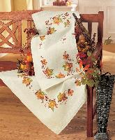Feuilles d Automne, kit nappe  broder Vervaco