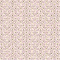 " Flower Fan Pink ", tissu tilda, coupon de 100 X 110 cm