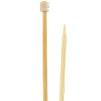 Aiguilles à tricoter Prym, en bambou, 33 cm, taille 5.5 