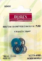 Bouton magnétique sans couture Bohin, 14 mm, 3 coloris 