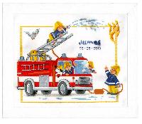 Les Pompiers, tableau de naissance Vervaco