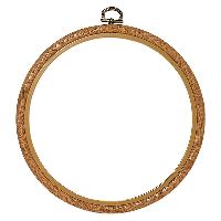 Cercle à broder Brun Vervaco, diamètre 7.5 cm