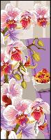 Orchidée, canevas Luc Créations, 30 X 65 cm
