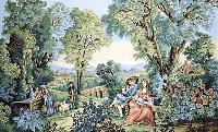 Verdure Romantique au VIIe siècle, canevas Margot de Paris