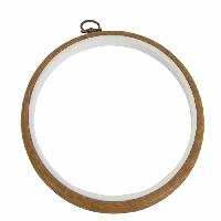Cercle à broder DMC, 17.5 cm, bois ou blanc