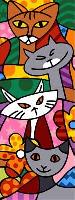 Color Cats, kit canevas Margot de Paris
