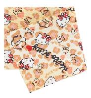 Heart Léopard Beige, coupon tissu Hello Kitty, 50 X 54 cm, 4 unités