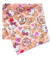 Heart Léopard Rose, coupon tissu Hello Kitty, 50 X 54 cm, 4 unités