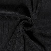 Coupon tissu velours côtelé Noir, 70 X 140 cm