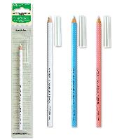 Crayons à marquer, effaçable à l eau, blanc bleu ou rose