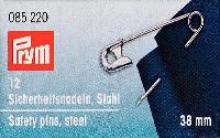 Epingles de sûreté acier Prym, 38 mm