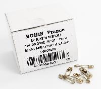Epingles sûreté laiton doré 19 mm Bohin, 720 unités