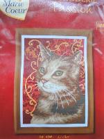 Le chat, kit broderie Marie coeur