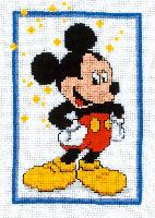 Mickey Mouse, kit broderie point de croix Vervaco