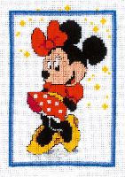 Minnie Mouse, kit broderie point de croix Vervaco
