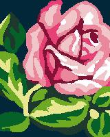 Roses, kit canevas Luc Créations