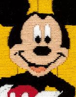 Mickey Mouse, kit canevas au point lancé Vervaco
