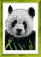 Panda, kit broderie au point compté Luc