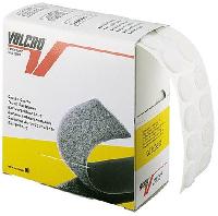 Pastilles Velcro adhésives Blanches, 19 mm, par 200 