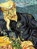 Paul Gachet du peintre Van Gogh, kit canevas Seg de Paris