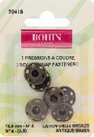 Pressions à coudre Bronze Antique Bohin, 15.5 mm
