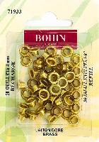 Recharge oeillets dorés 4 mm sans rondelles Bohin