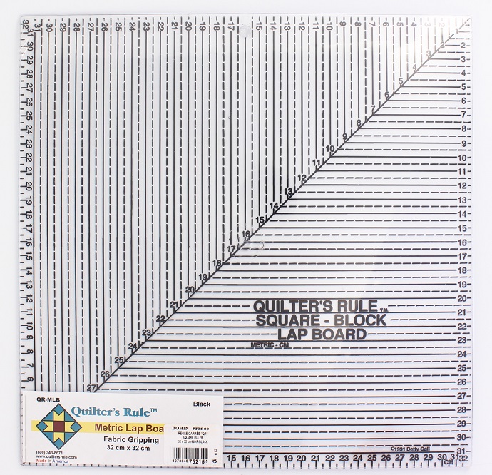 Quilter's Rule Square Block Lap Board
