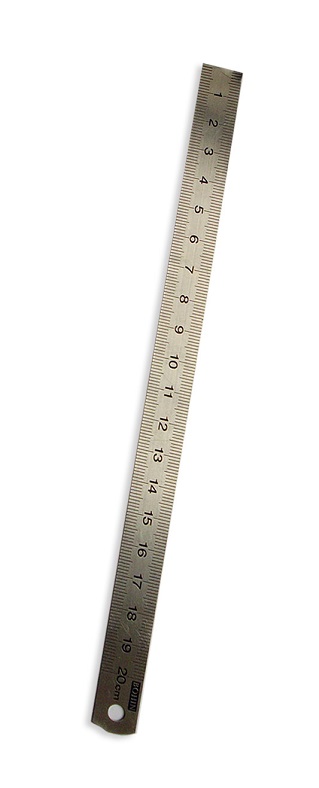 Réglet en métal 20 cm de Bohin