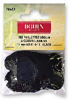 Sequins Paillettes Noir  à Coudre Bohin, 150 unités